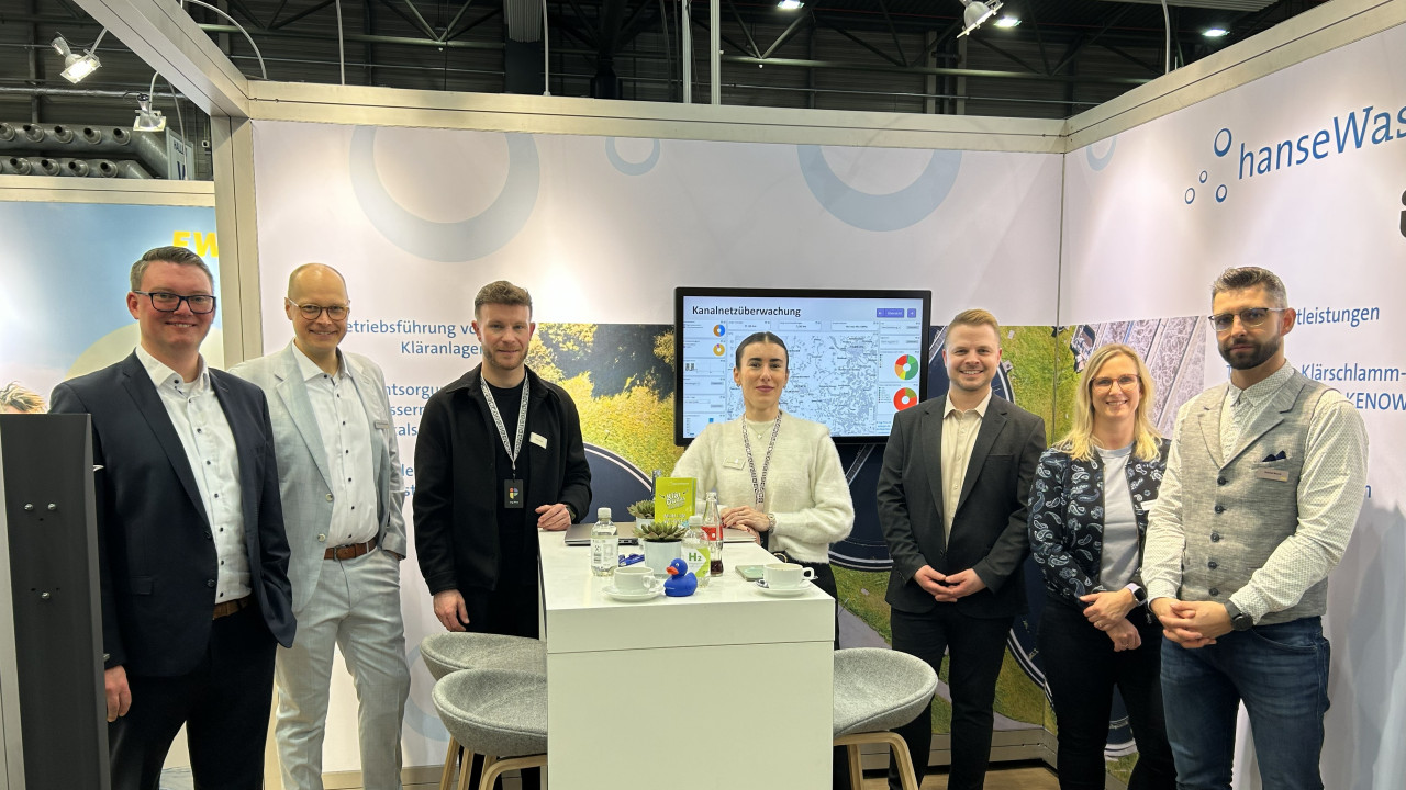 hanseWasser-Messestand auf der IRO 2026
