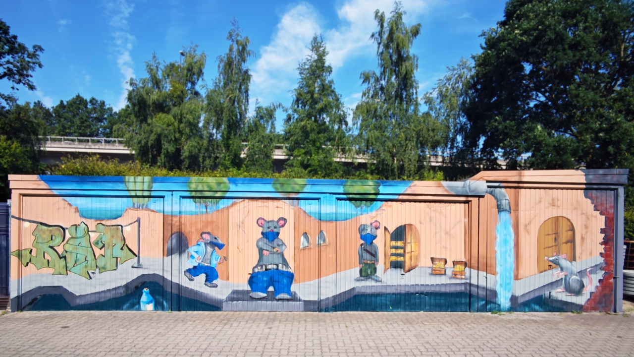 Garagen-Graffitis