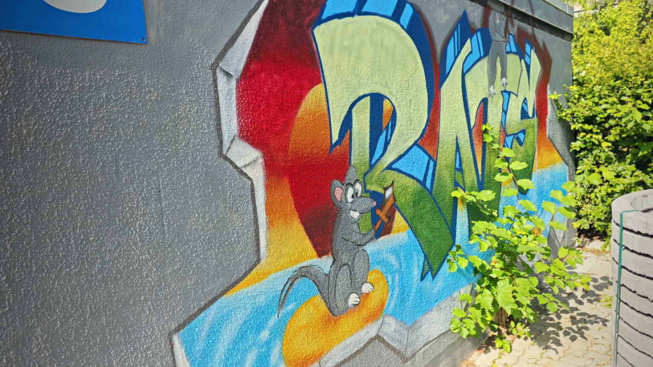 Garagen-Graffitis