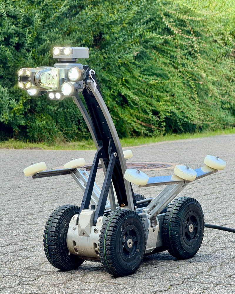 Kanalinspektionroboter.