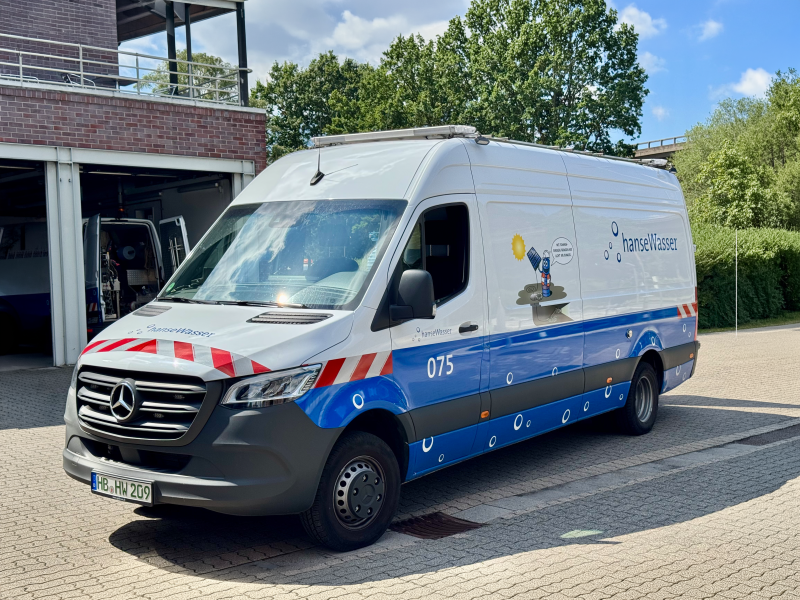 hanseWasser Kanalinspektionsfahrzeug.